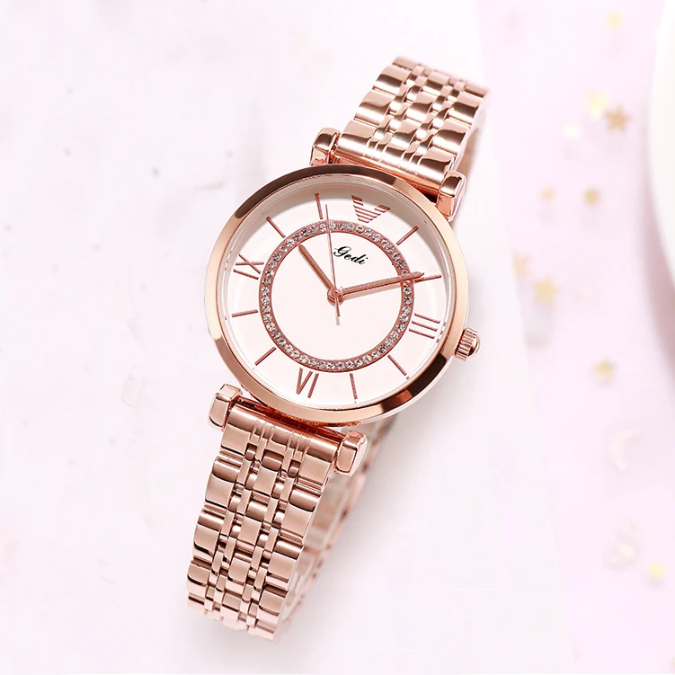 

GEDI Business Women Watches Brand Quartz Luxury Watches for Women Female Hour Alloy Water Resistant Lady Clock relogio feminino