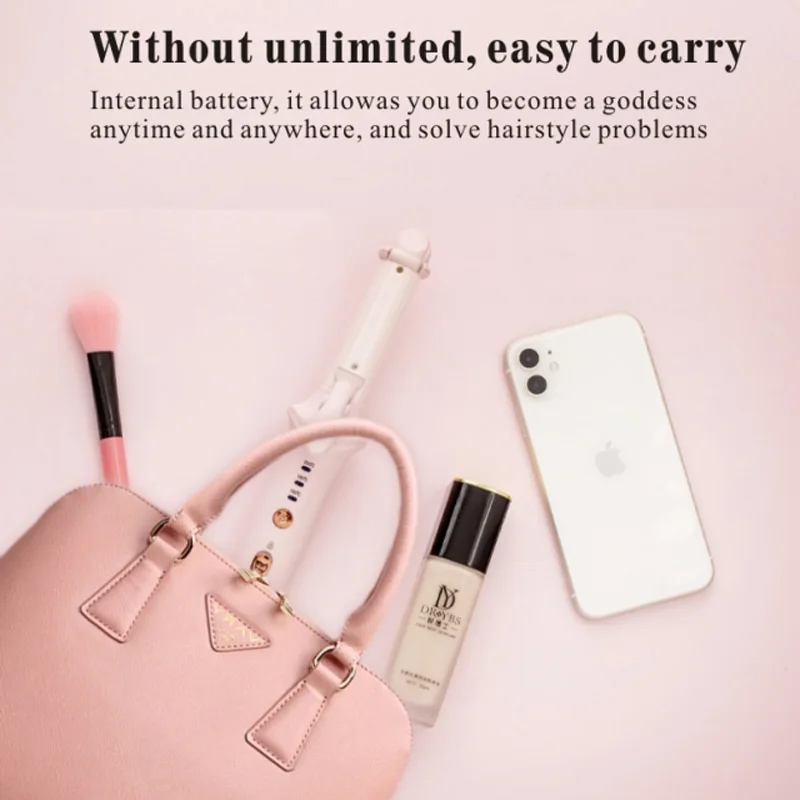 Luccica-rolo elétrico preguiçoso curling ferro omelete, rotativa especial ferro de ondulação elétrica para o artista de maquiagem, perm vara