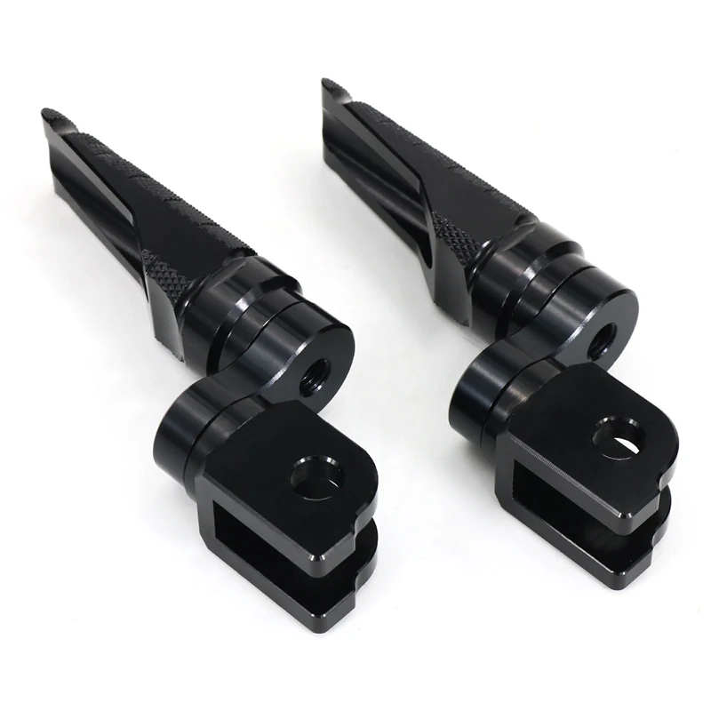 Motorcycle Adjustable Foot Pegs Pedals Aluminum Front Footrests Fit For Kawasaki Z800 Z750R Z1000 ZX-6R ZX6R 636 ZX-10R ZX10R