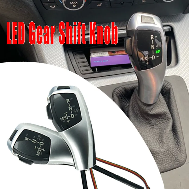 LED Gear Shift Knob for BMW 1 3 5 6 7 X1 X3 X5 Z4 E81 E82 E87 E88 89 E46 E90 91 E92 E93 E39 E60 E61 E63 E64 E38 E84 E53 E85 E89