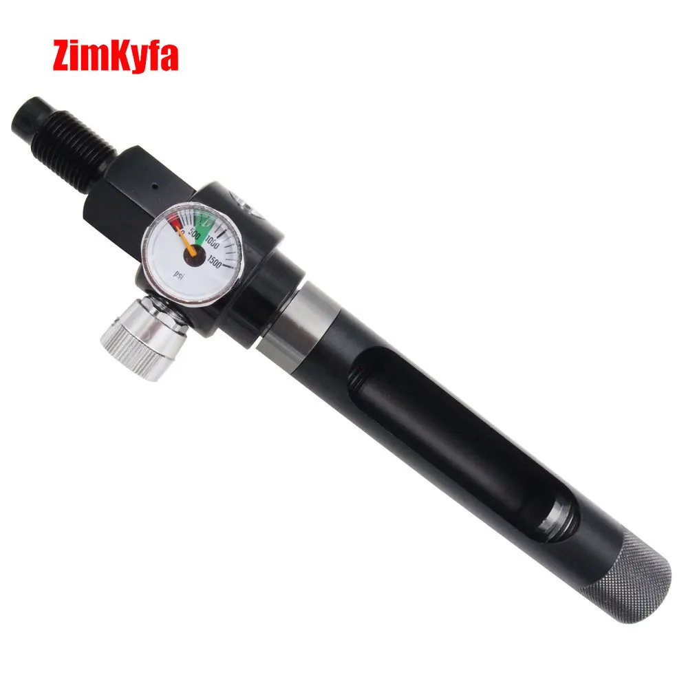 12Gram Capsule CO2 Air Cartridge DIY Quick Change Adapter W/ 0-800psi Regulator Regulating Valve W/ M16x1.5 Threads Output