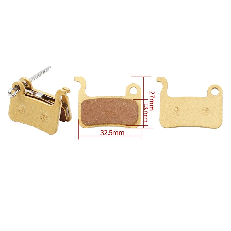 Bicycle Disc Brake Pad For HIMO C20 Electric Bike Parts Hydraulic Metal Disc Brake Pads Semi-Metallic Cycling MTB Brake Pads