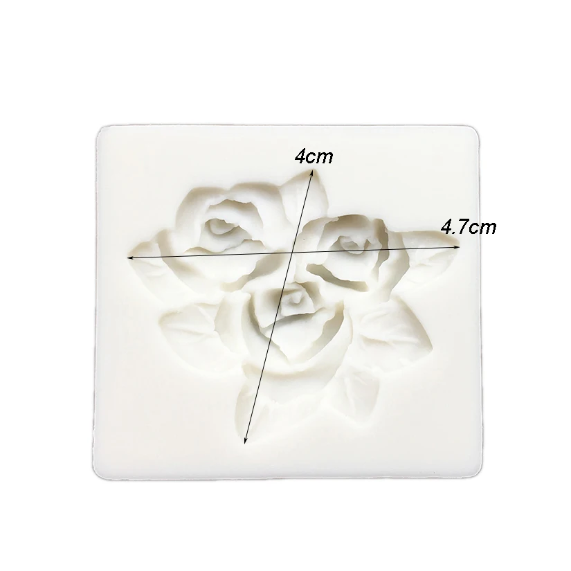 Rose Shape Silicone Mold Sugarcraft Chocolate Cupcake Baking Mold Fondant Cake Decorating Tools