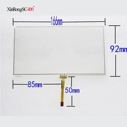 166*92 new 6.95 inch Touch Screen resistance LCD 7 inch car DVD navigation touch screen 166mm*92mm