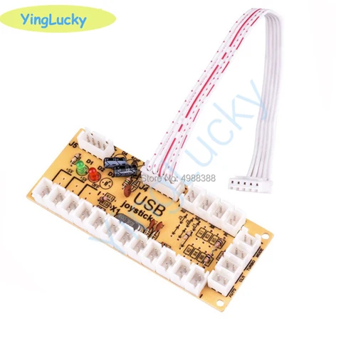 Imagen 2 del producto Cable de Joystick Arcade de 5 pines, arnés de cables de conexión de Joystick Sanwa /SEIMITSU para codificador USB, piezas de Joystick de máquina Arcade