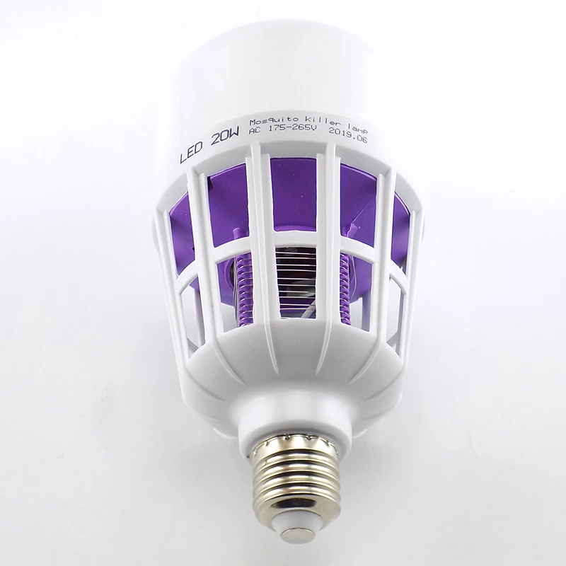 AC 220V 110v 20W E27 LED Lamp Bulbs Mosquito Killer Light 2 In 1 Mosquito Trap Insect Killer Bug Zapper Night Light For Home