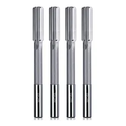 Reamer H7 Machine Straight Shank 6-Flutes HSS Chuck Engineering Milling Cutter Tool Flat Bottom Lengthened 3mm-20mm CNC Tools