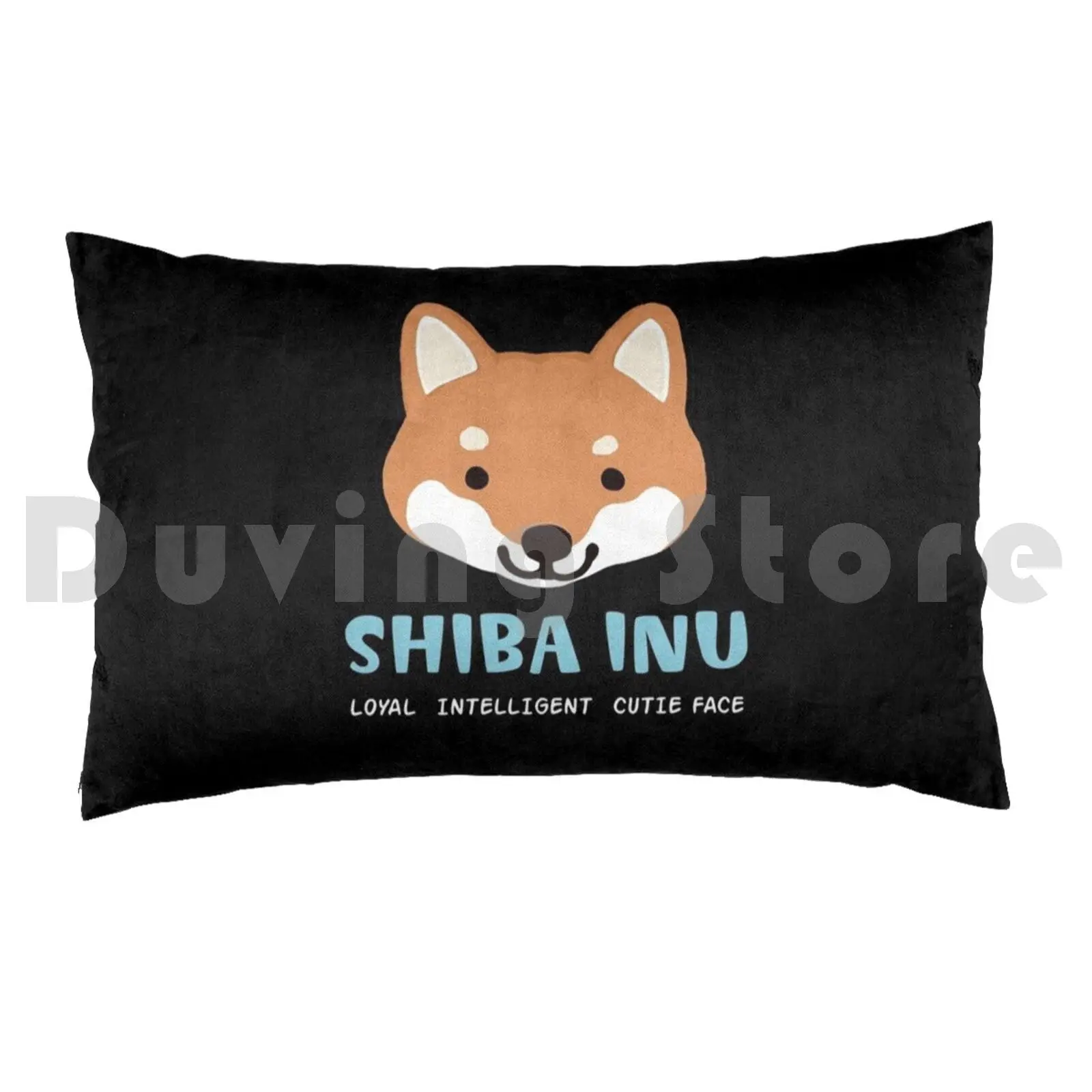 Shiba Inu : Loyal Intelligent Cutie Face | Cute Cartoon DogPillow case Shiba Inu Shiba Inu Dog Pets Cute