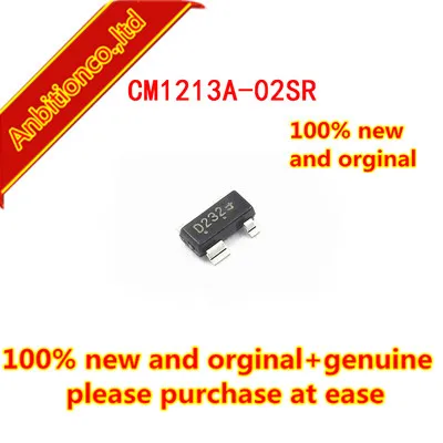 

50pcs 100% new and orginal best qualtiy CM1213A-02SR TVS diode SOT-143 silk screen D232 100% can work