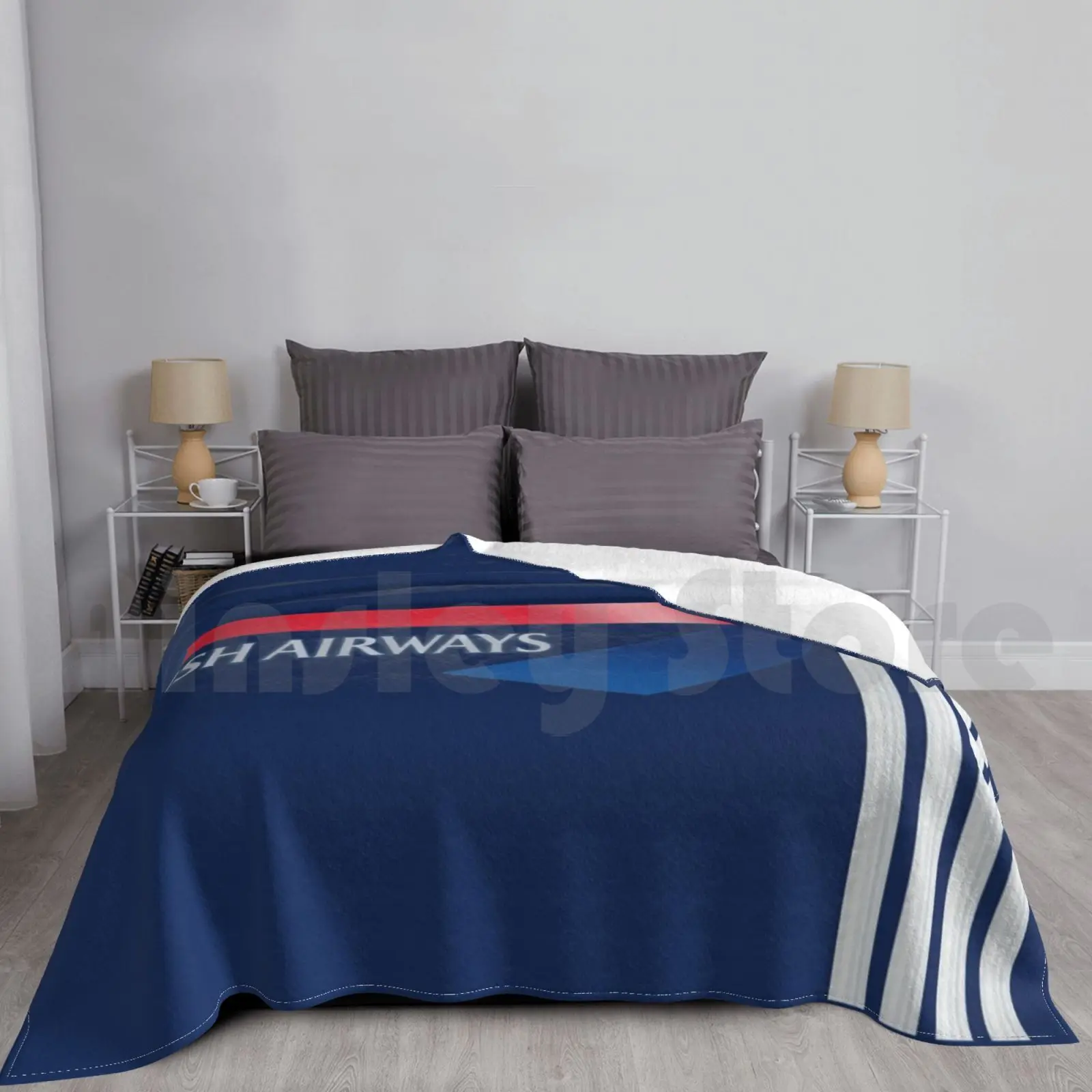 British Airways Blanket Fashion Custom British Airways Aviation Plane Airplane Airplane Fly Flying Pilot Captain