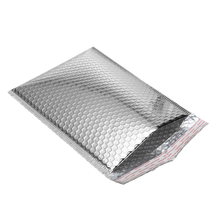 Enveloppe en mousse à film aluminisé, auto-scellante, rembourrée, sacs d'expédition avec bulle, multicolore, haute qualité, vente chaude, 10 pièces, 50 pièces