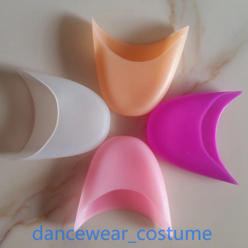 New Ladies Girls Professional Silicone Gel Toe Pads Adult Kids Ballet Pointe Shoes Cover Pads Dance Toe Shoes Protection 3Colors