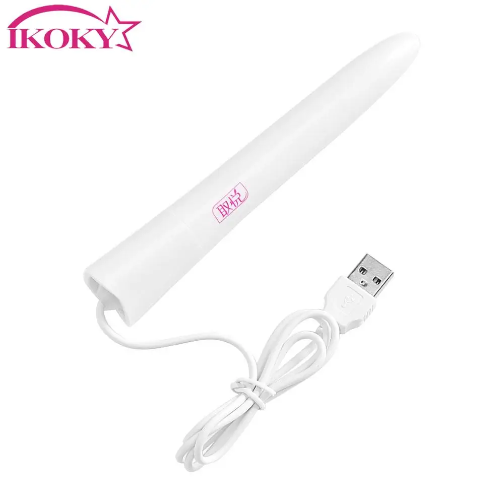 IKOKY USB Heating Rod For Masturbators 45 Celsius Smart Thermostat Heated Bar Stick Anal Vagina Warmer Sex Toys for Men Sex Shop