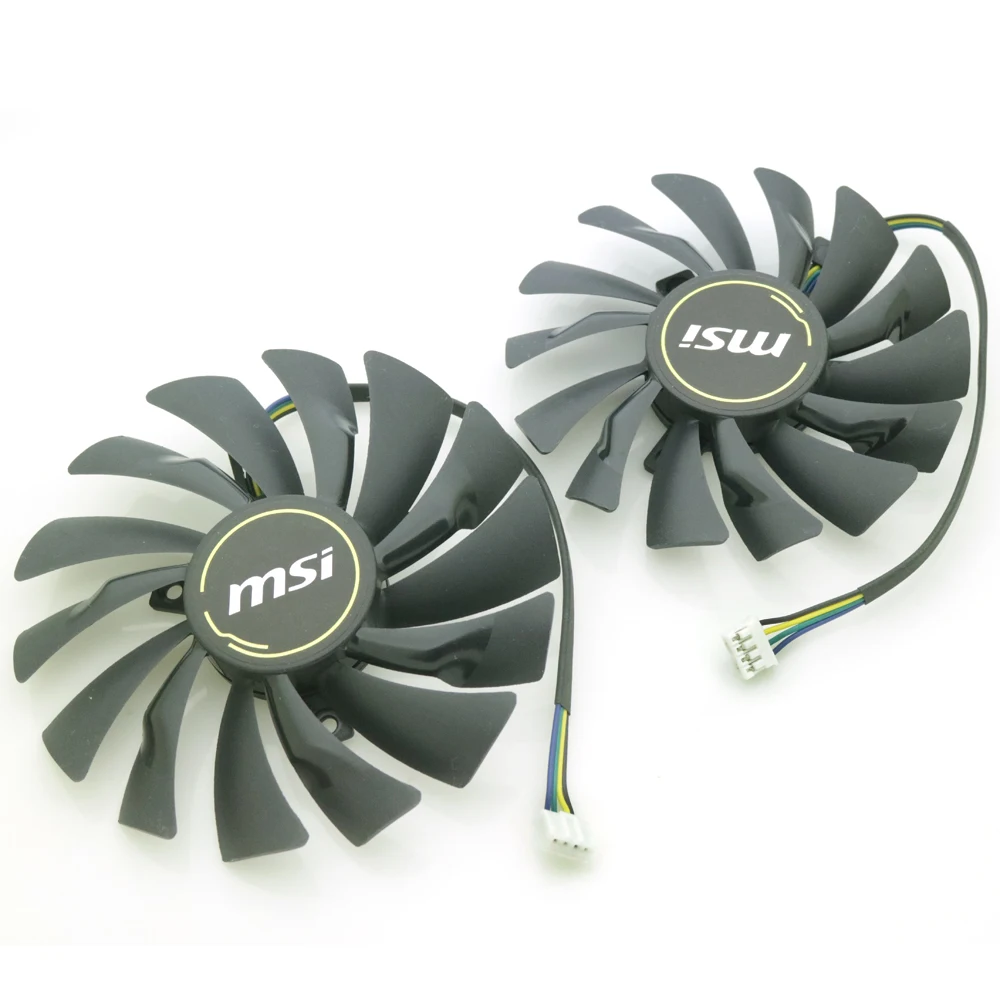 Refroidisseur de carte graphique 12V 0,40 a 4 broches pour MSI GTX1060 GTX1070 AERO ITX, ventilateur de refroidissement