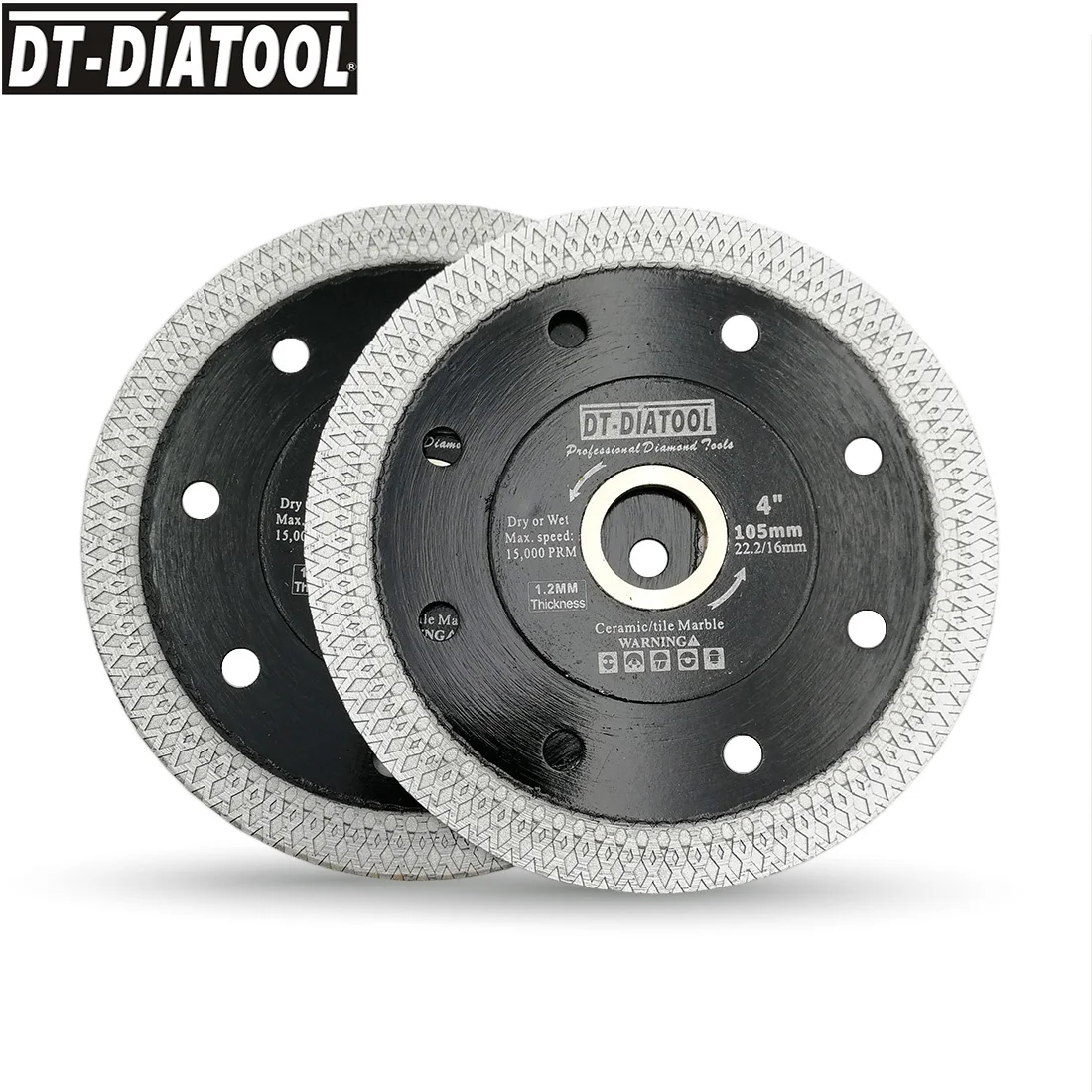 DT-DIATOOL 2pcs/set Dia 105mm/4