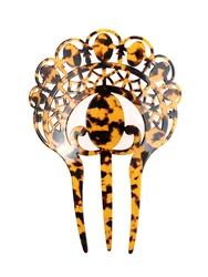 Vintage Hair Combs Colorful Acetate Hair Accessories Faux Tortoise shell Women Hair clips Flamenco dancers Headdresses jewelry