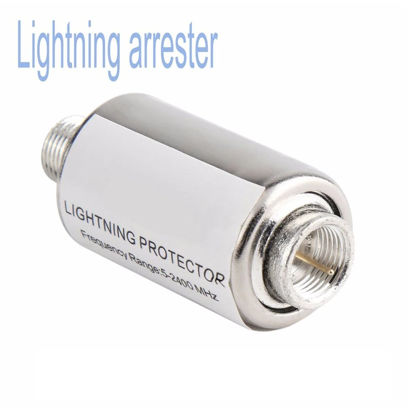 5-2400MHz Lightning Protector DVB S2 Satellite TV receiver satellite TV lightning protection Antennas coaxial Lighting Arrester