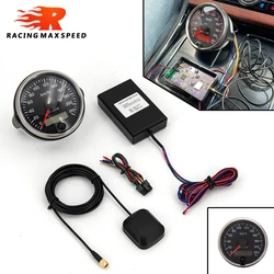 85mm Car GPS Speedometer Gauge 220Km/h Boat Speed Odometer With GPS Antenna fit for Boat Motorcycle Auto Truck