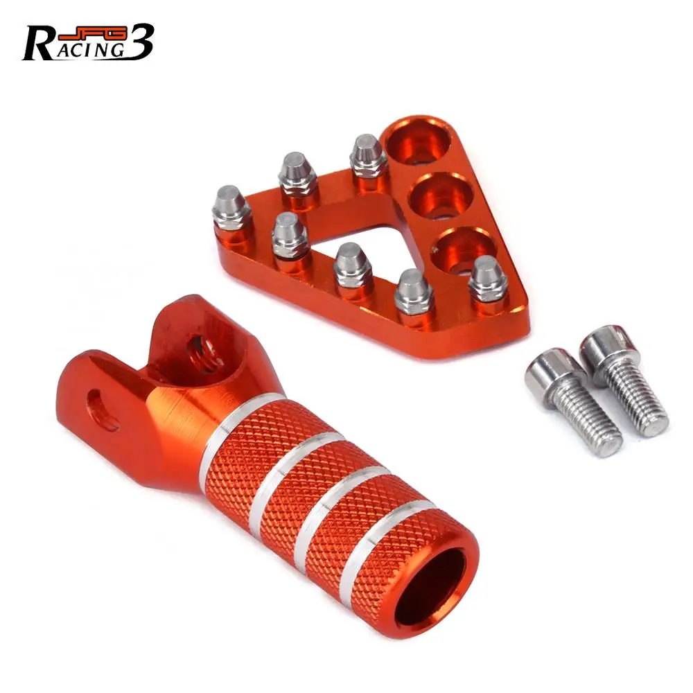 Motorcycle Footpeg Foot Peg Brake Shift lever Pedals Step Tip For KTM SX XC SXS EXC EXCF XCF XCW SXF 125 150 200 250 300 400 450 image 4