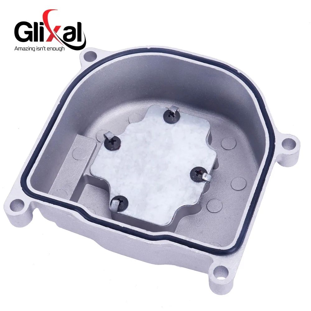 Glixal GY6 49cc 50cc 60cc 80cc 100cc Scooter Moped Engine Cylinder Head Valve Cover Assy 4-Stroke 139QMB ATV Go-Kart (None-EGR)