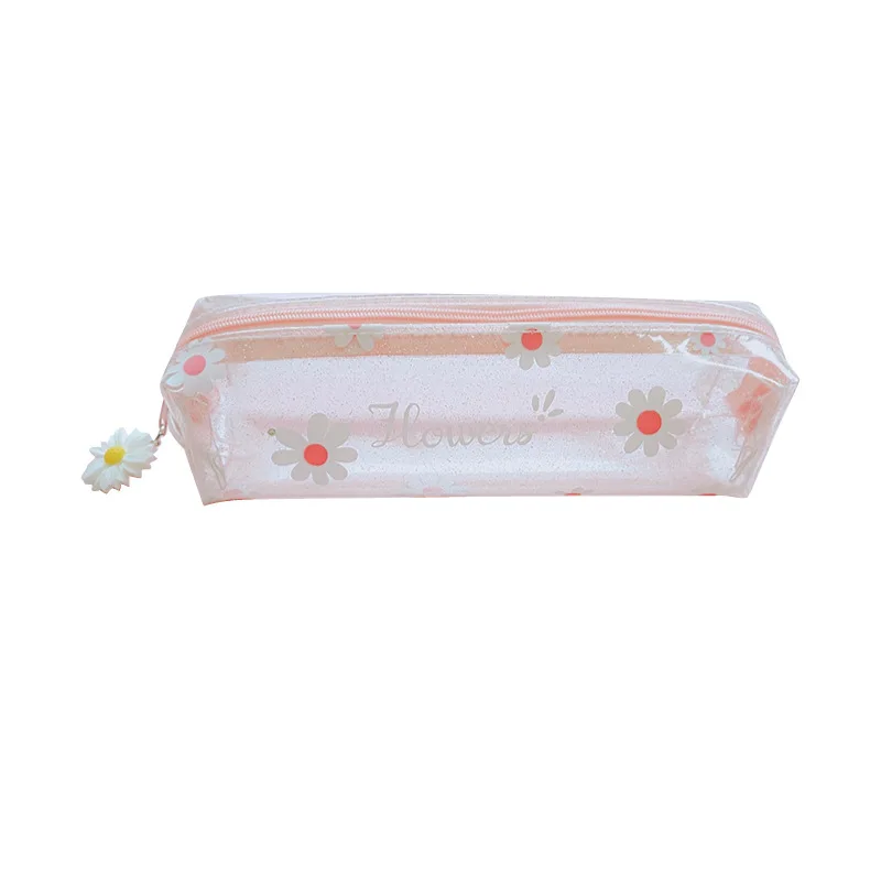 1 Pcs Kawaii Pencil Case Flower School Pencil Box Pencilcase Pencil Bag School Supplies Stationery