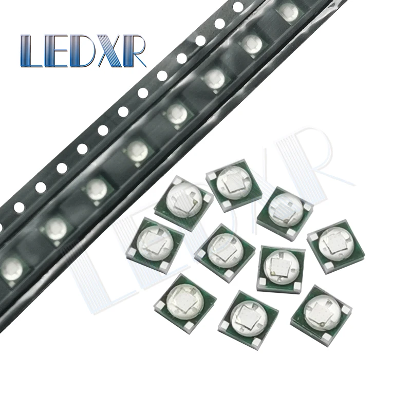 20pcs 3w led chip high power LED lamp beads 3535 XPE blue violet 425-430nm ceramic lamp beads 42mil chip fishing light