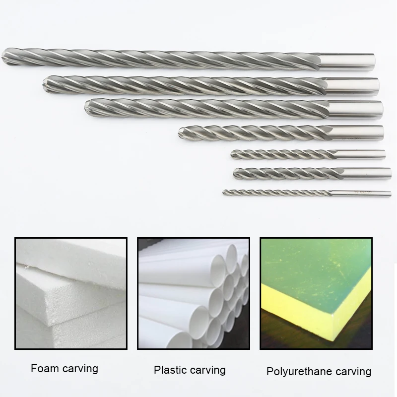 Imagem -06 - Eva Engraving Milling Cutter Cnc Router Broca End Mill Eps Espuma Gravura Usado para Cnc Shape Processing Tools