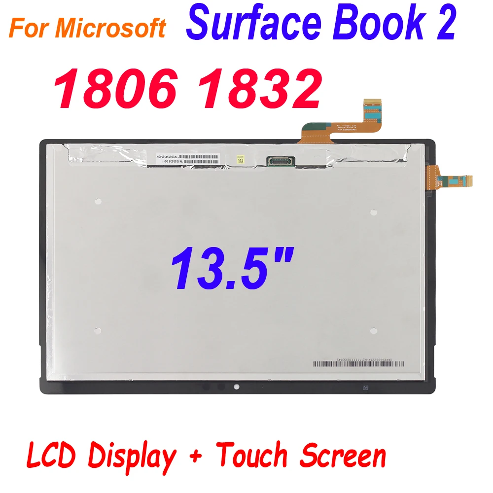 Imagem -03 - Display Lcd para Smartphone Tela de 13.5 Polegadas Sensível ao Toque Peça de Reposição para Microsoft Surface Book 1703 1704 1705 1706