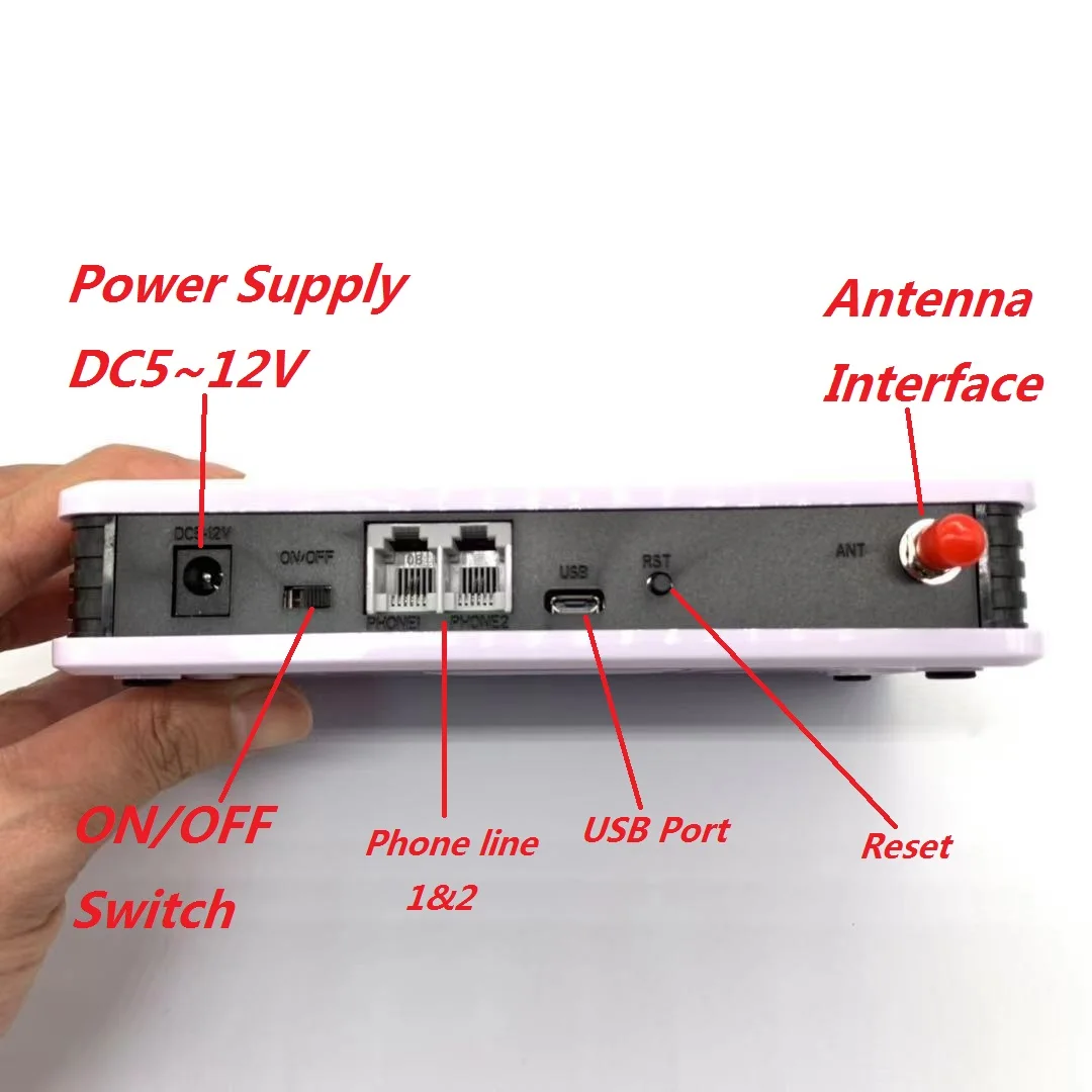 Fixed Wireless Terminal GSM 850/900/1800/1900MHz Wireless Access Platform pstn Dialer DTMF for phone Landlines alarm led display