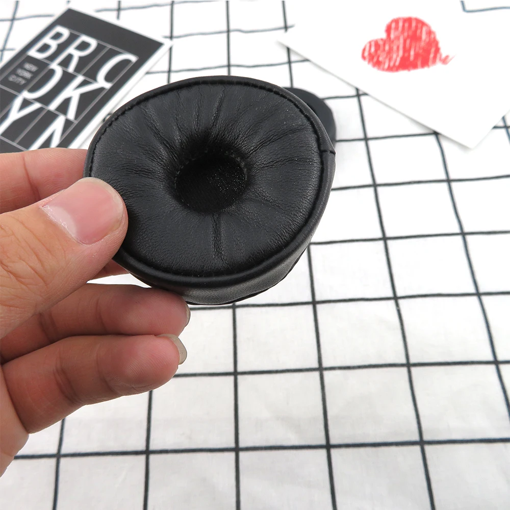 Bantalan Telinga untuk Telex Airman 850 Headphone Kulit Domba Bantalan Telinga Aksesori Pengganti Bantal Telinga Bahan Kulit Keriput