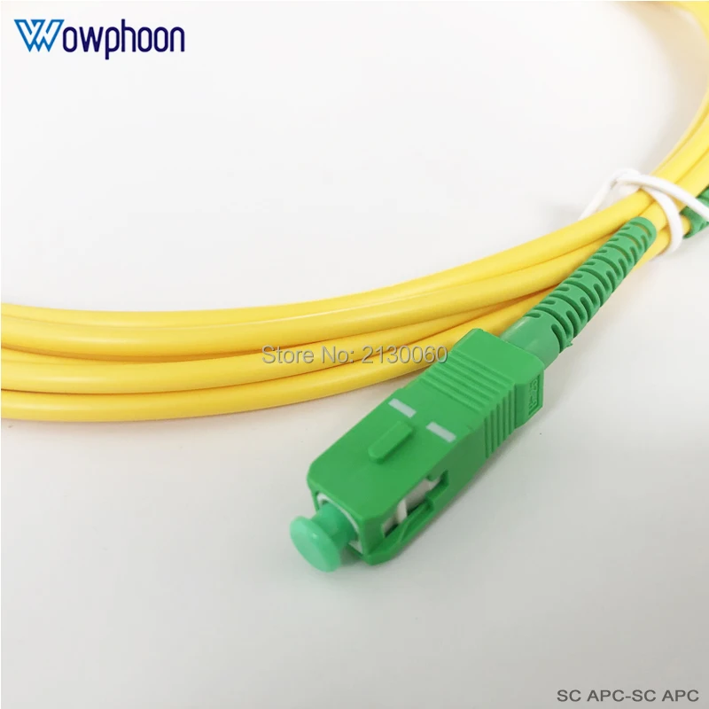 Cable de fibra óptica SC/APC-SC/APC SX FTTH, SM de Cable de conexión 3,0 MM, Envío Gratis