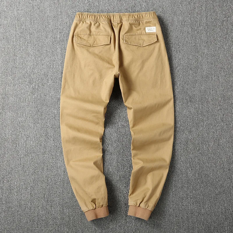 Autumn Outdoor Overalls Pants Man Korean Version Small Feet Straight Trousers Solid Color Leisure Comfortable Hiking Street Pant