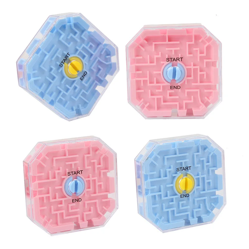 3D Magic Maze Puzzle Fidget Toy Antistress Early Learning Educational Finger Reaction Funny Game Sensory Party Favors Goodies