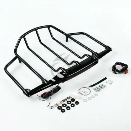 Bagażnik motocyklowy z oświetleniem LED do Harley Touring Road Glide Electra Street Glide 1993-2013 — zdjęcie 3