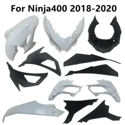 Motorcycle For Ninja400 2018-2019-2020 Unpainted Plastic Parts Components Bodywork Fairing Cowling Pack Left Right Injection ABS