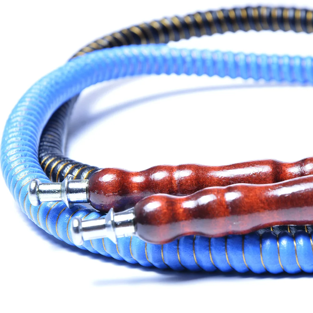 DEJAYA Synthetic Leather Hookah Hose Shisha Pipe Cachimba Waterpijp Provost Chihcas Narguile Accessories 1.2m