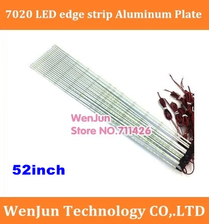 52'' 52inch 7020 LED edge strip Aluminum Plate Strip Backlight Lamps 595mm led TV backlight strip