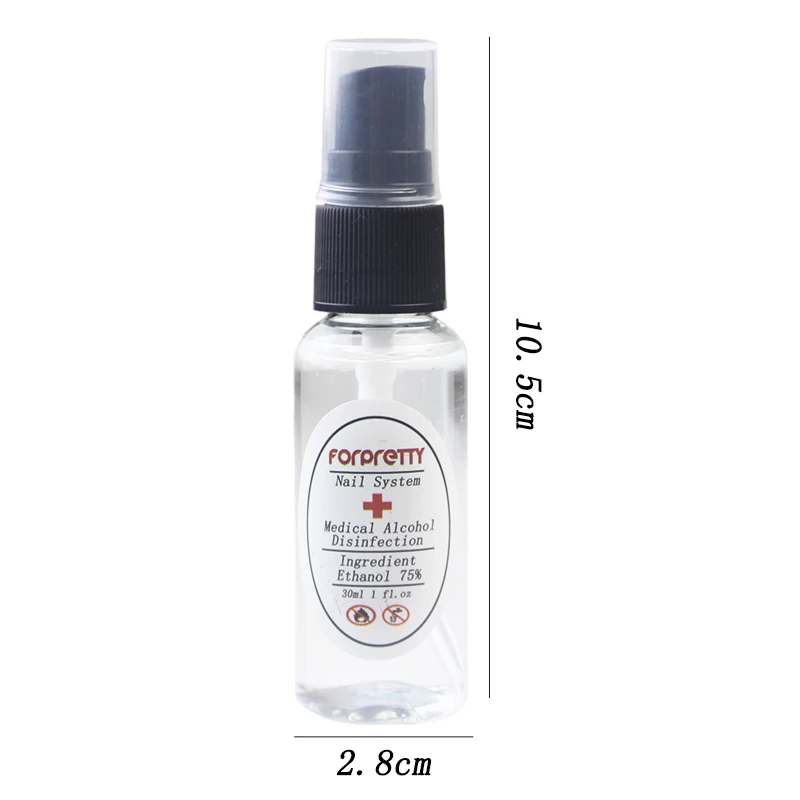 Ethyl Alcohol 75% Desinfektionsmittel Nails Art Tool Hand Desinfection Skin Care Defender Fungus Gratis Para O Brasil