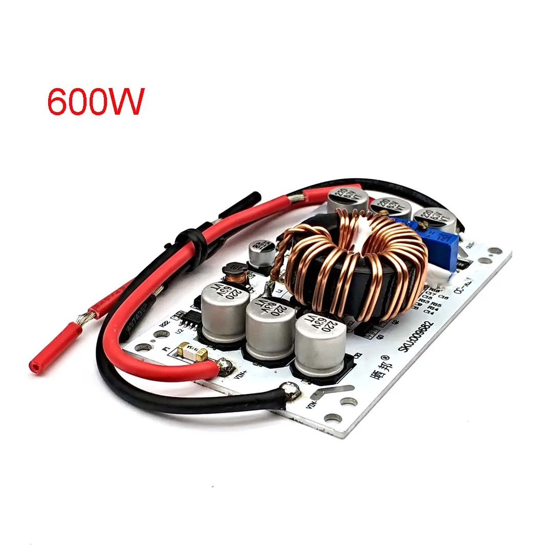 600W Aluminum Plate DC-DC Boost Converter Adjustable 10A Step Up Constant Current Power Supply Module Led Driver for Arduino