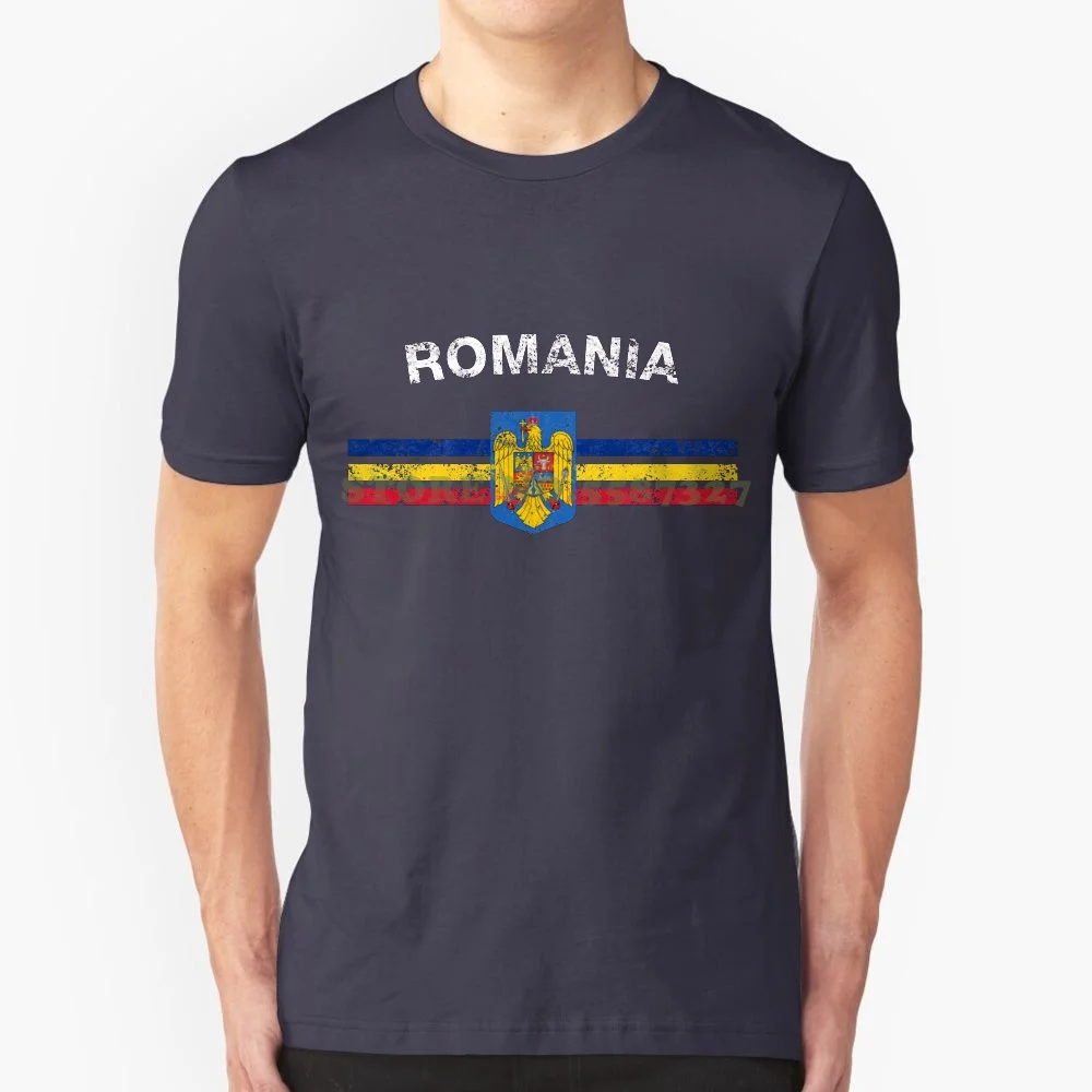 Romanian Flag Shirt-Romanian Emblem & Romania Flag Shirt Cool Design Trendy T-Shirt Tee Romania Flag Romania Pride Romania