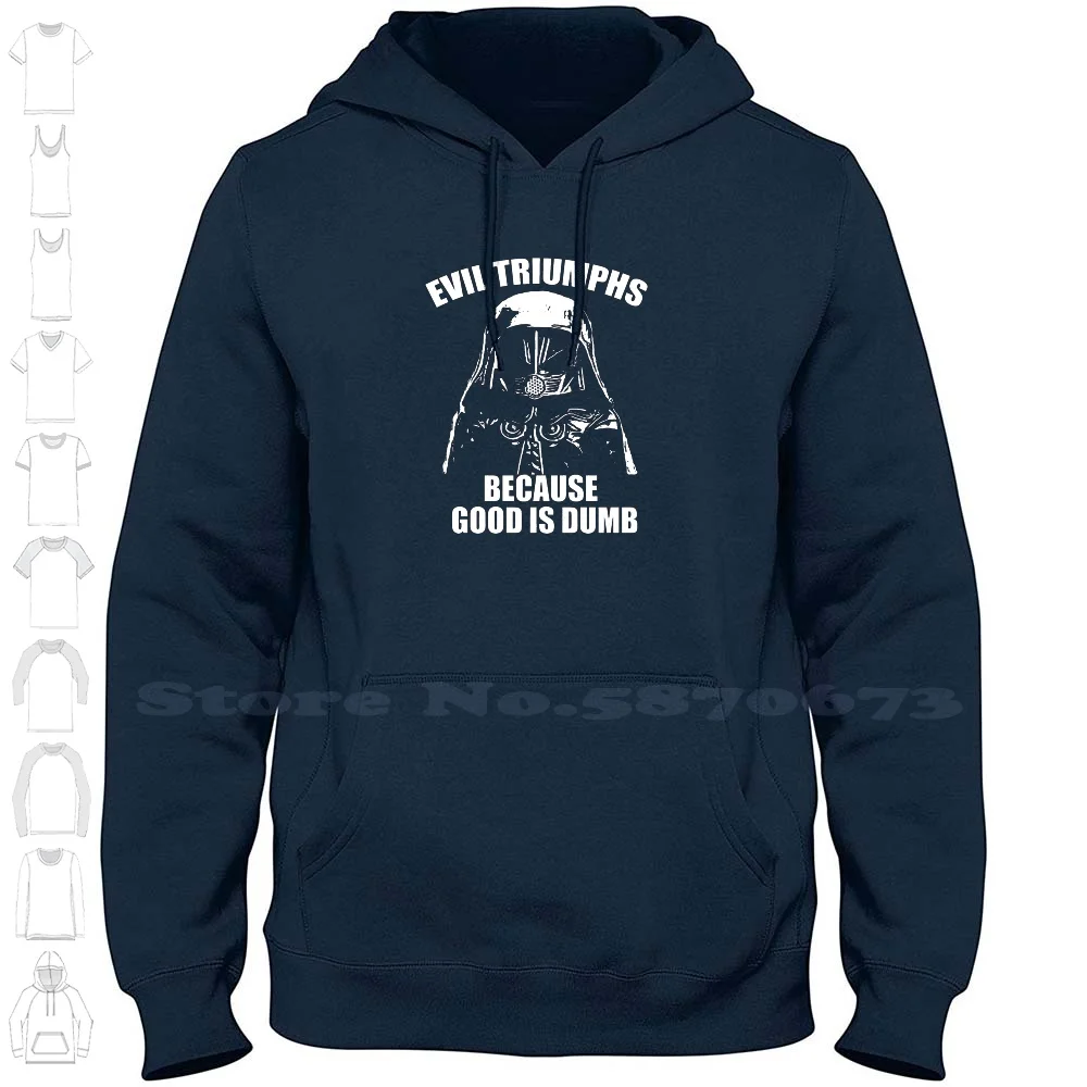 Lord Helmet 100% Cotton Hoodie T-Shirt Lord Helmet Dark Helmet Spaceballs The Movie Good Is Dumb Lone Star Barf John Candy Rick