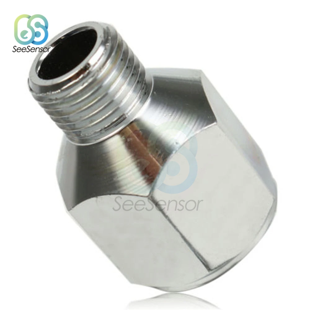 1/4\'\' BSP Female to 1/8\'\' BSP Male Airbrush Air Hose Adapter Connector Spray Pen Transfer Connecter Quick Coupler Pipe Fittings