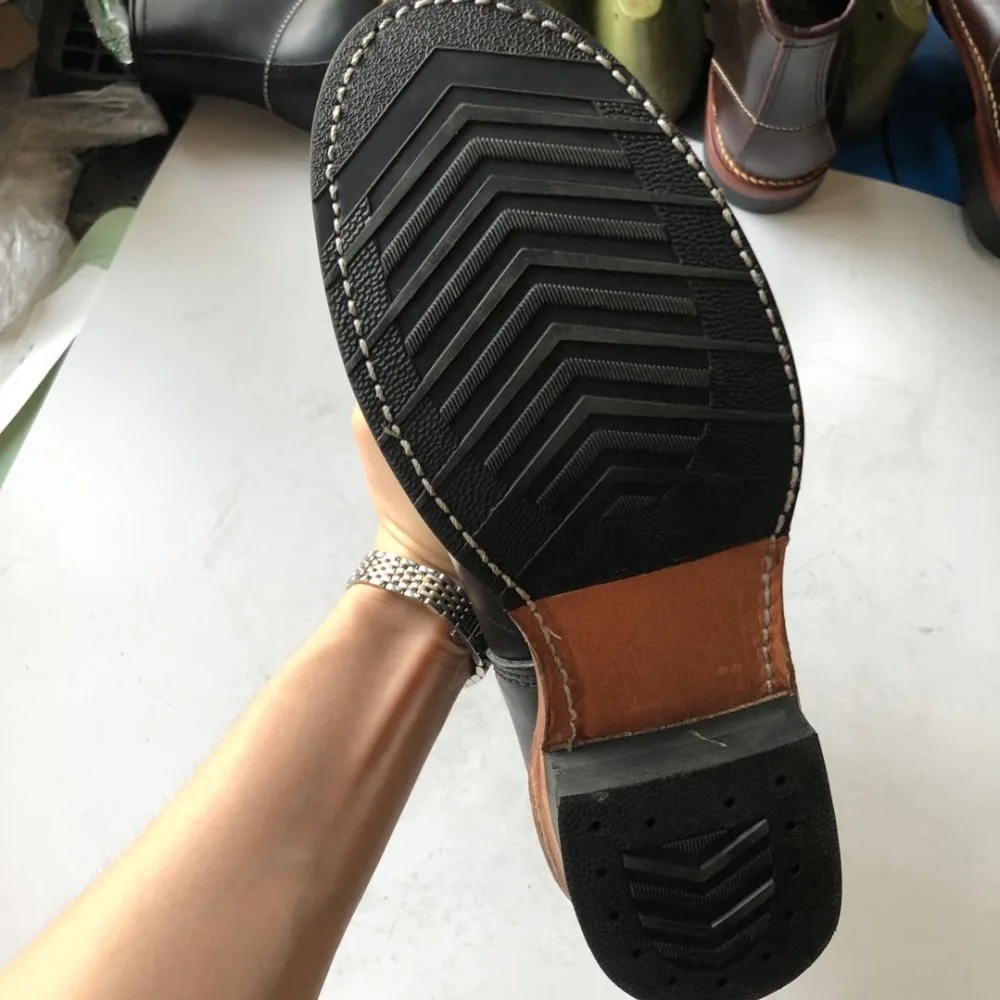 XW400 RockCanRoll Super Quality Size 35-52 Handmade Goodyear Welted Durable Italian Cowhide Boots Custom Made Available