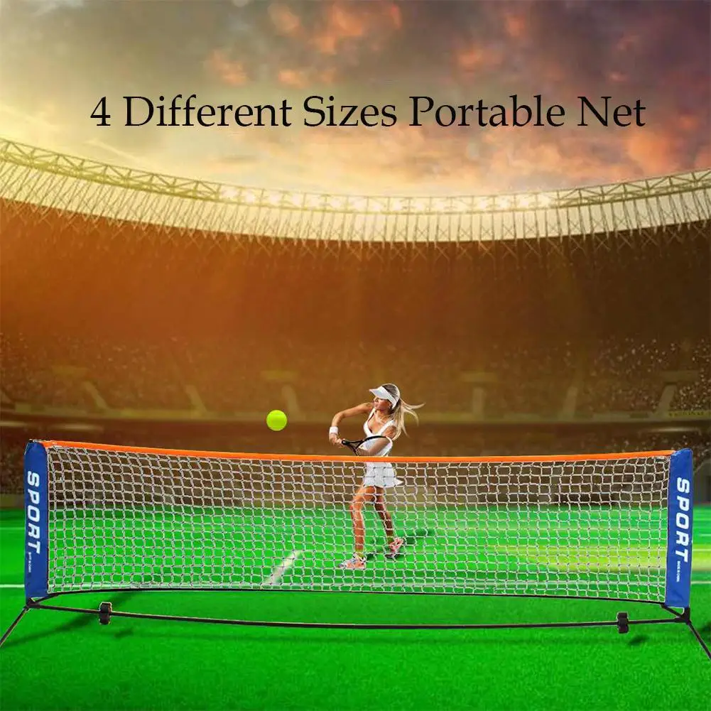 4 Maten Draagbare Outdooor Sport Netto Training Strand Volleybal Badminton Tennis Netto Mesh Duurzaam Vouwen Outdoor Team Game Netto