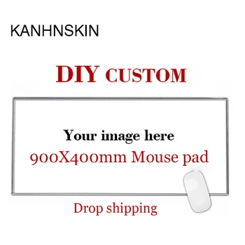 900x400mm Mouse pad DIY Personal Custom Your Cool Image Photo Printed Gamer Gaming PC Computer Rubber Mat Rectangle Mouse Pad