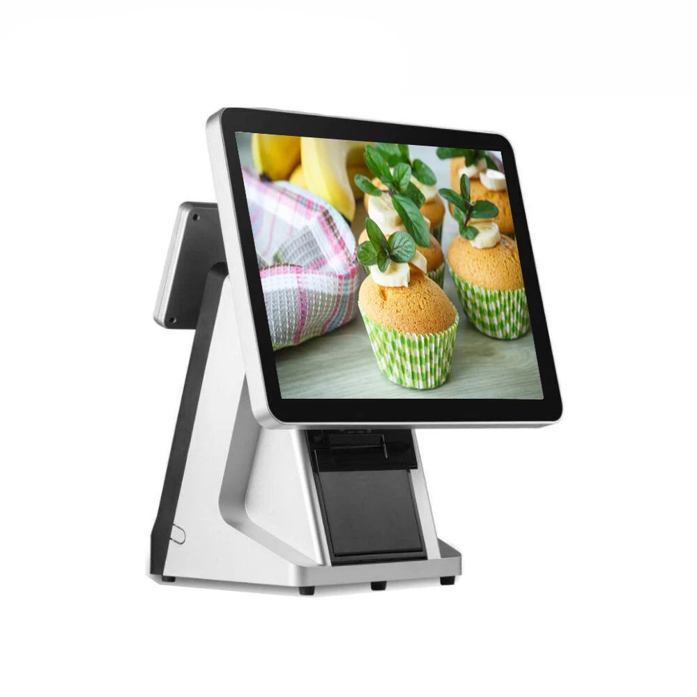 

Best selling pos machine 15 inch capacitive touch screen pos all in one pos pc for sale