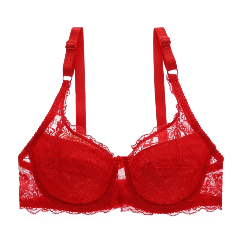 Women Lace Bra Sexy Unlined Underwire Push Up Bra Lingerie Intimates Bralette Women Full Lace Brassiere Underwear Bras