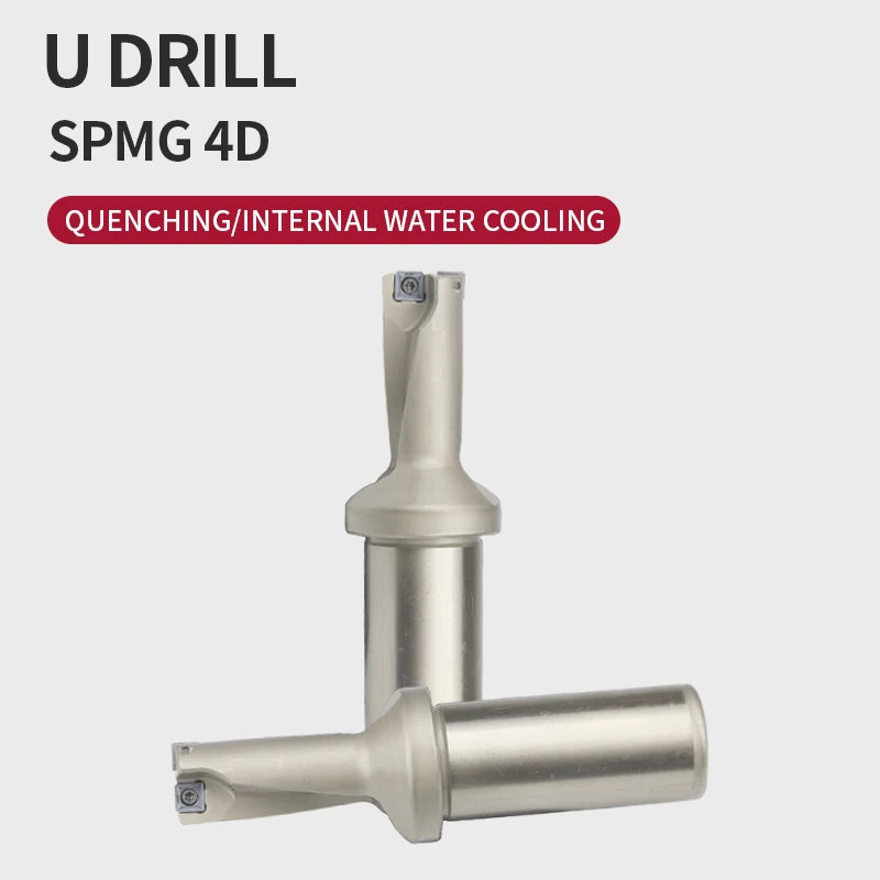 SP Series C20 C25 C32 Drill Bites Insert Drill Metal Drill Bits 13mm-50mm Depth 4D Indexable U Drill Machinery Lathes CNC Water