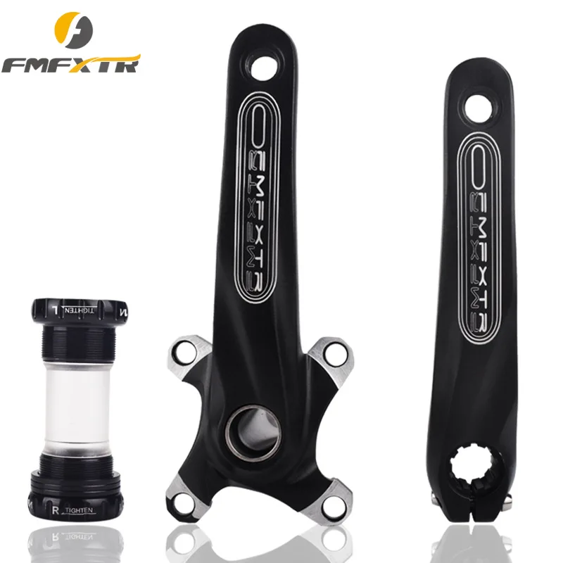 104BCD MTB bicycle crankshaft set aluminum alloy with lower bicycle knee MTB crank bicycle accessories 170mm 8/9/10 Speed