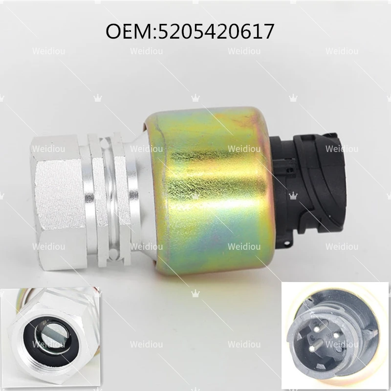 For China Beiben V3 Heavy Truck Benz Euro III  Speedmeter Sensor  5205420617 8P/r  Round 3 Pins